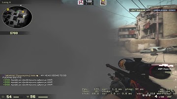 CS:GO | Dust 2 | Clutch 1 vs 4 (KennyS Style)