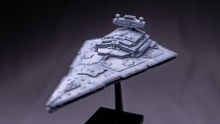 Star Wars Imperial Star Destroyer Model Kit Bandai Full build