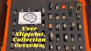 User Slipjoint Collection Overview; GEC, Jack Wolf Knives, Knives of France, C. Risner, Case, etc.!