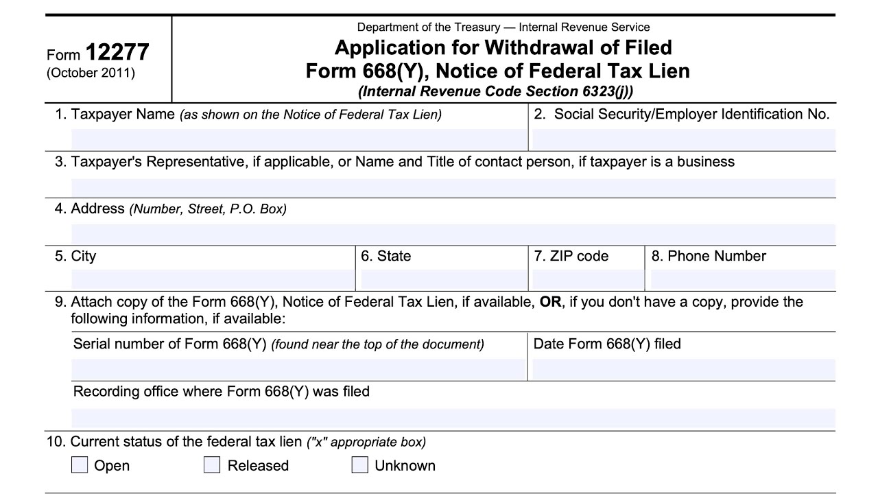 federal tax lien search