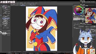 【お絵描き】朝活お絵描き：ポムニ描く【2時間くらい】