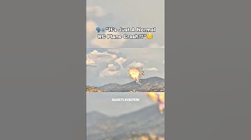 🗣️: “It’s Just A Normal RC Plane Crash?!”🧐 #aviation #planecrash #crash