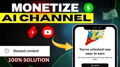How to Monetize Al Channel | 100% Monetize Reused Content Channel | Ai voice ko monetize kaise kare