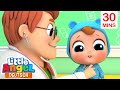 Zum Arzt gehen | Kinderlieder mit Klein Joni | Little Angel Deutsch