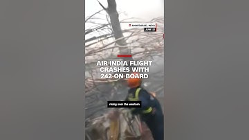Air India flight crashes with 242 on board