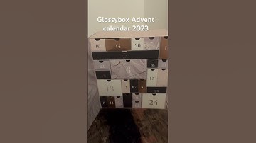 Watch me unboxing #glossybox #adventcalendar #sweden 2023 #adventskalender #makeup #skincare