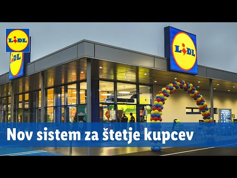 Lidl Slovenija: Nov sistem za štetje kupcev