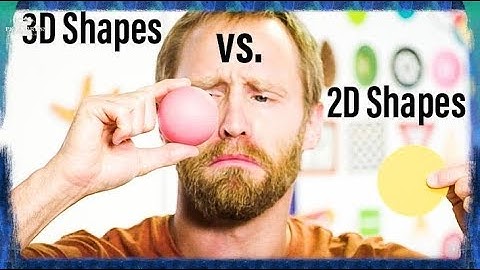 2D vs. 3D Shapes! Mr. B