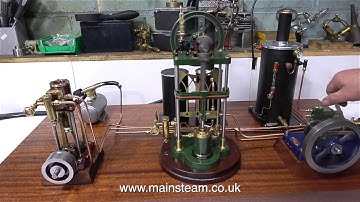 A MODEL STEAM PLANT WITH 3 STEAM ENGINES - PART # 13