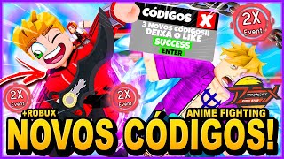 *NOVOS CÓDIGOS!* 100K CHIKARAS! NOVO EVENTO +ATUALIZAÇÃO no ANIME FIGHTING SIMULATOR ‹ Frango ›