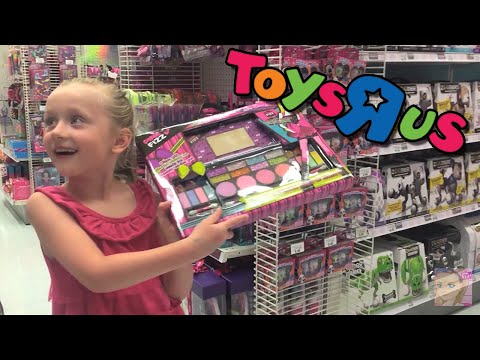 Giant Surprise Egg 1 - Barbie, Monster High, Peppa Pig, and Play Doh - Toys R Us Shopping Spree