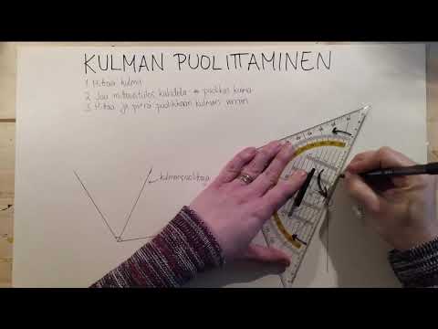 Video: Mikä on kulman puolittaja?