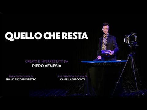 QUELLO CHE RESTA - Trailer spettacolo