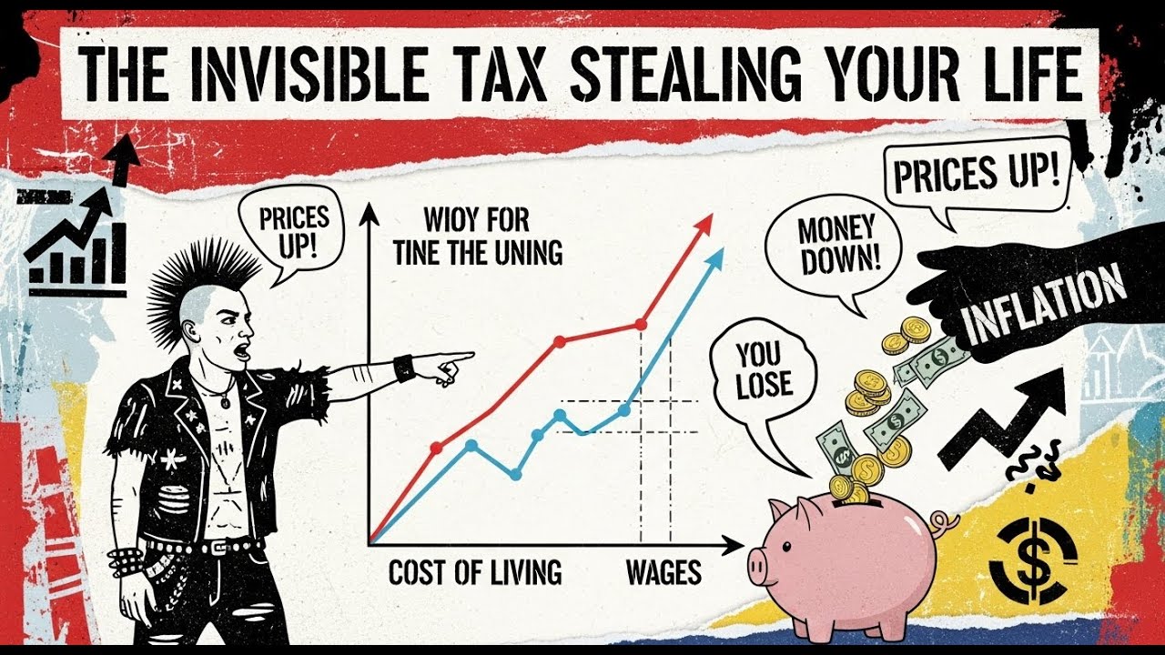 INFLATION EXPLAINED BY A PUNK: The invisible tax stealing your life.