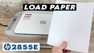 HP 2855e : How to Load The Paper in the Printer