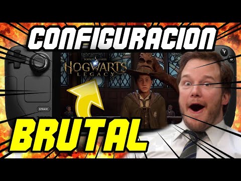 ⭕ BRUTAL Hogwarts Legacy en STEAM DECK con esta CONFIGURACIÓN