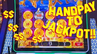 JACKPOT TIME!! with VegasLowRoller on Fortunes of the Orient Slot Machine!!