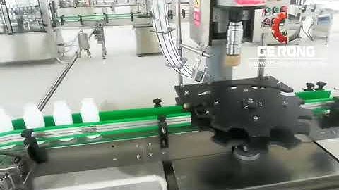 Automatic bottle filling capping induction sealing machine customized packing line