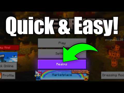 How To Join A Realm On Bedrock Edition!