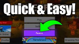 How To Join A Realm On Bedrock Edition!