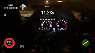 2018 BMW M240i 100-200kmh acceleration Stock