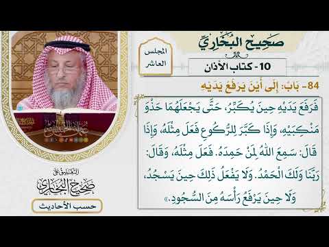 [738] حديث: رأيت النبي افتتح التكبير في الصلاة [[كتاب الأذان] - باب: إلى أين يرفع يديه؟]