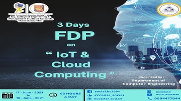 Three Days FDP on "IoT and Cloud Computing"