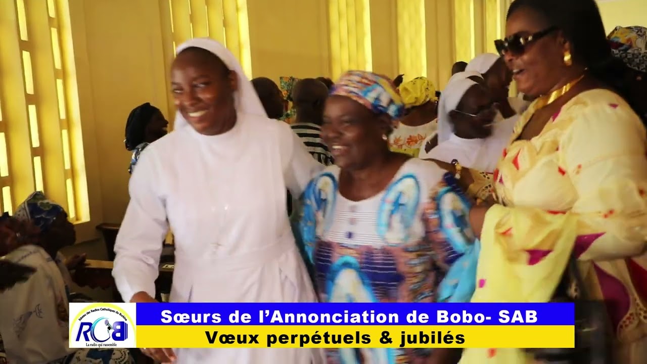 Sœurs de l'Annonciation de Bobo-SAB :VOEUX ET JUBILES
