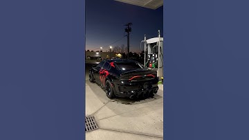 Hellcat Charger Start Up With New Taillights