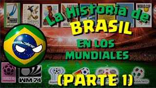 BRASIL en los mundiales PARTE 1 | COUNTRYBALL 1930-1990