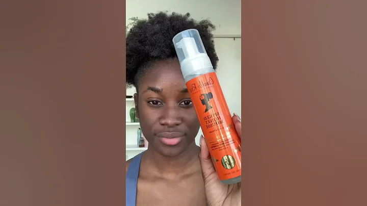 Perm rod set hairstyle on type 4 hair