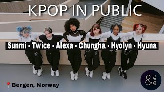 [&amp;LESS] K-POP IN PUBLIC: Performance mashup (Sunmi, Twice, Alexa, Chungha, Hyolin, Hyuna)