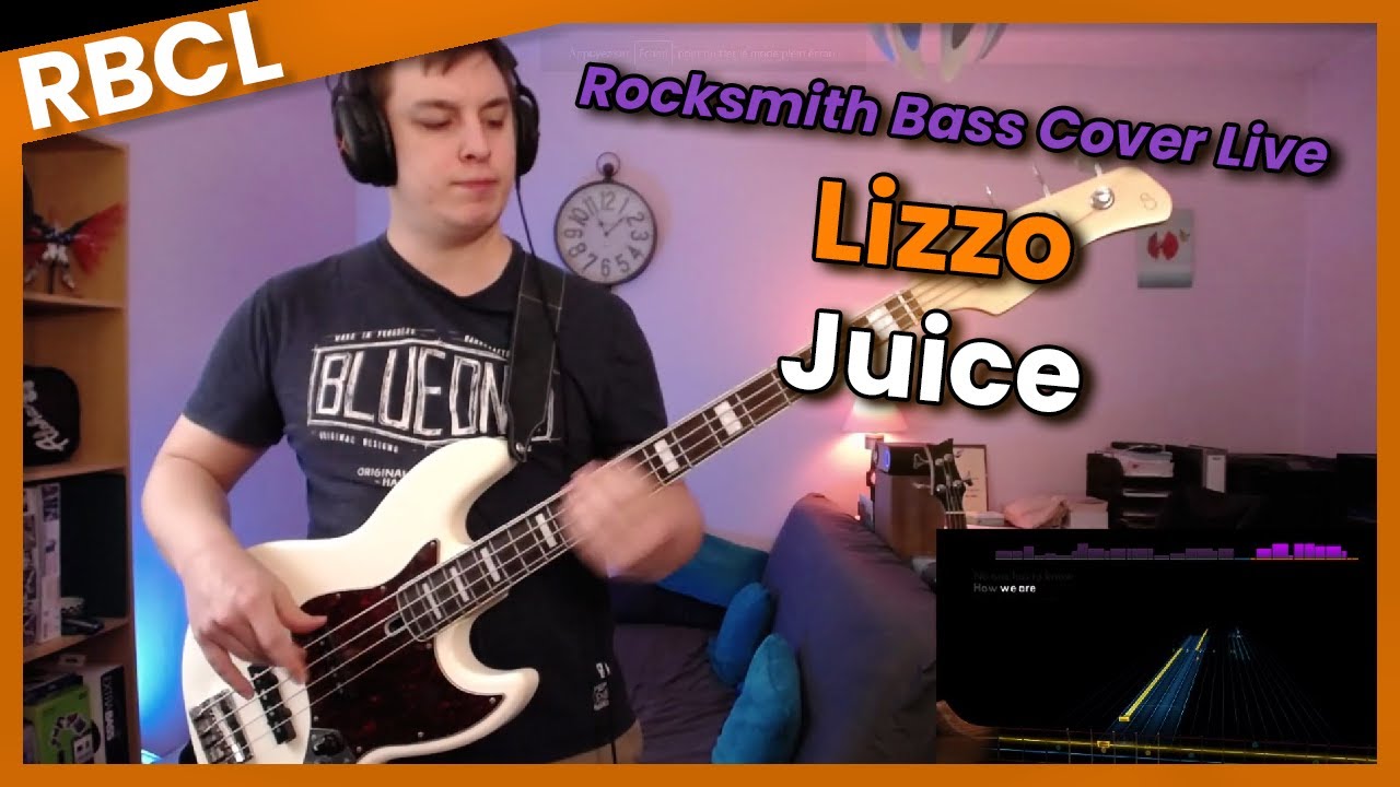 Lizzo Juice [Rocksmith Bass Cover Live 27] YouTube