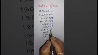 Table of 130 #table trick of 130 #multiplication #tables # table #shorts #short