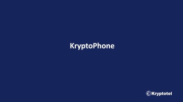 KryptoPhone - How to make encrypted calls with KryptoPhone?