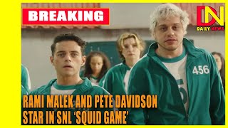 Rami Malek and Pete Davidson star in ‘Squid Game: The Musical’ on ‘SNL’
