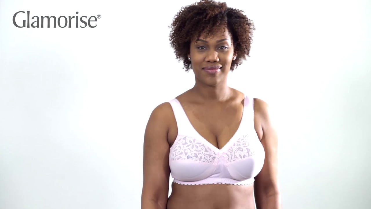 Glamorise MagicLift Cotton Support Wirefree Bra 1001 (Women's & Women's  Plus)