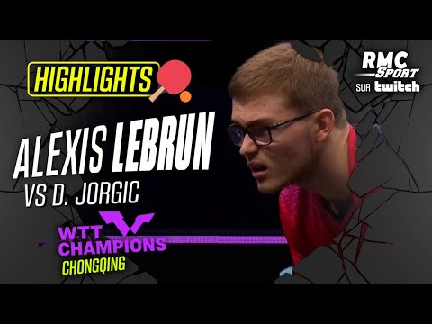 Résumé : A. Lebrun vs D. Jorgic (Champions Chongqing)