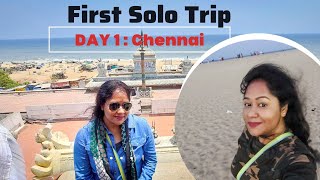 Chennai | Ashtalakshmi Temple | Marina Beach | Parthasarathy Temple | Brahmotsav | Solo Trip Day 1