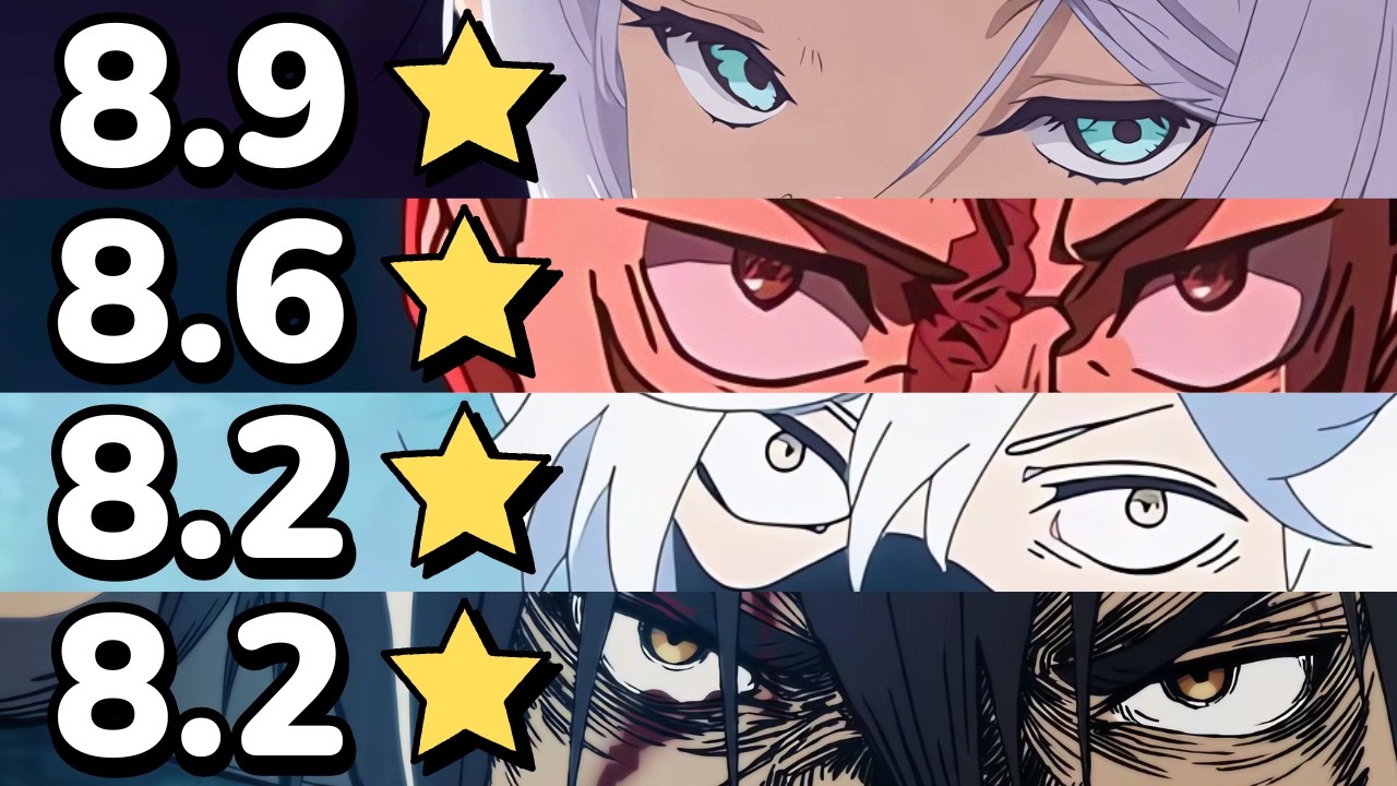 That Time FOUR Anime Battled For Number One Spot