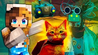 КРОЛЯ БАФФИ играет в СИМУЛЯТОР КОТА STRAY ЧАСТЬ 3! 🐈 КОШАЧИЙ КИБЕРПАНК 2022! ПРОХОЖДЕНИЕ ИГРЫ Stray screenshot 4