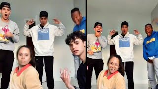 Dobre Brothers mom enjoying fun with Dobre Brothers & their friends