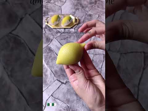 طريقة تشكيل الليمون حلويات جزائرية حلويات تقليدية حلوة الفواكه حلويات