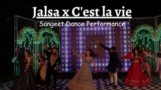 Jalsa x C'est la vie | Cousin Dance Performance | Gujarati-Punjabi Wedding | The Friendly Nook