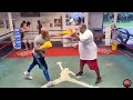 ROY JONES JR LIGHTING UP THE MITTS TRAINING FOR MIKE TYSON! THROWS RIGHT HAND BOMBS DURING WORKOUT