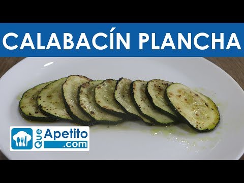 Video: Calabacín A La Plancha Con Menta, Ajo Y Limón