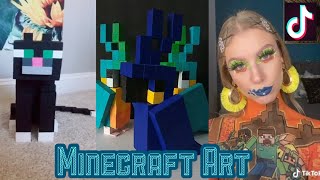 Minecraft Art Tiktok Compilation ⛏
