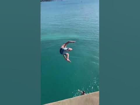 Turmspringen Attersee - YouTube