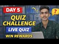 Day 5 Live Quiz Challenge 🔴 | Answer Fast &amp; Win Rewards | Tech Wians Extra