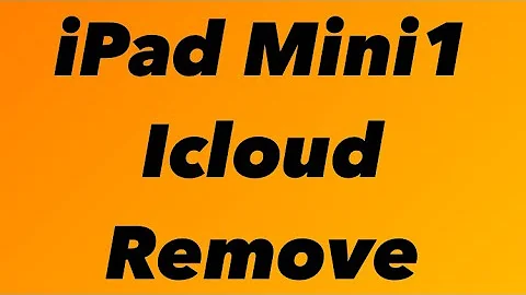 iPad Mini1 Icloud Remove icloud bypass